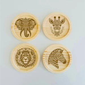 Wild Animals Mandala Coasters Calgary