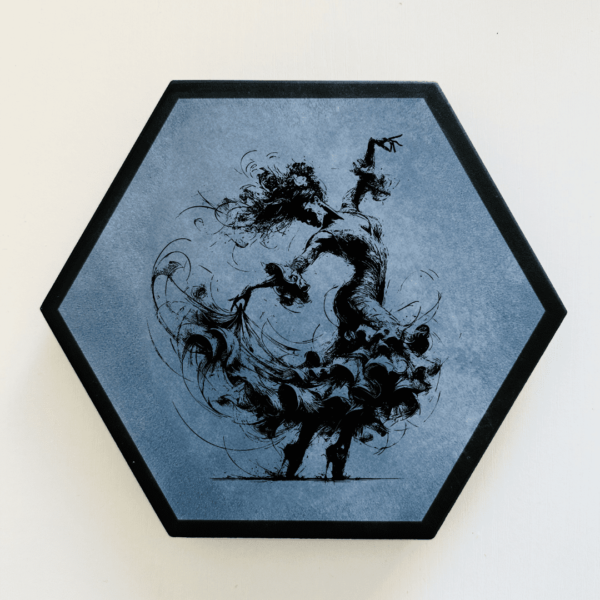 Dancers - Wall Art Decor Engraved Tile