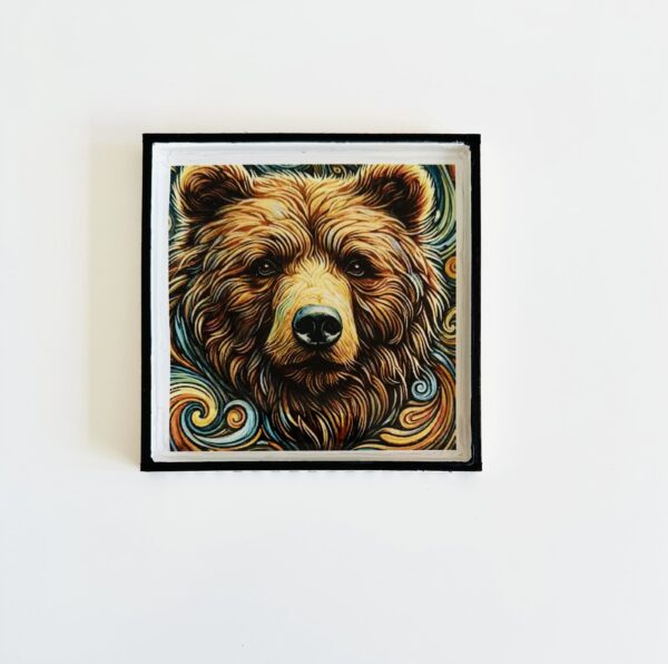 Handcrafted Animal Coasters Calgary Bear