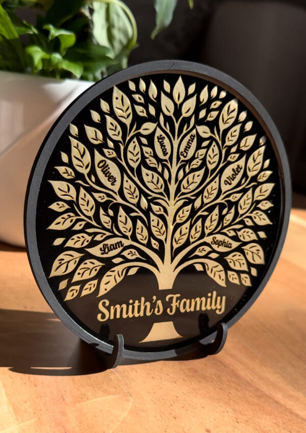 Custom Wood Family Tree